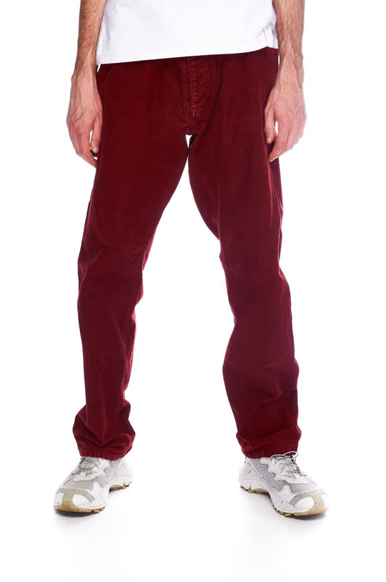 HACKETT LONDON Chino Pants Red Cotton Men's Button Fly Trousers Size 40