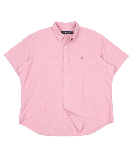 RALPH LAUREN Shirt Pink Cotton Men's Button Down Size XXL
