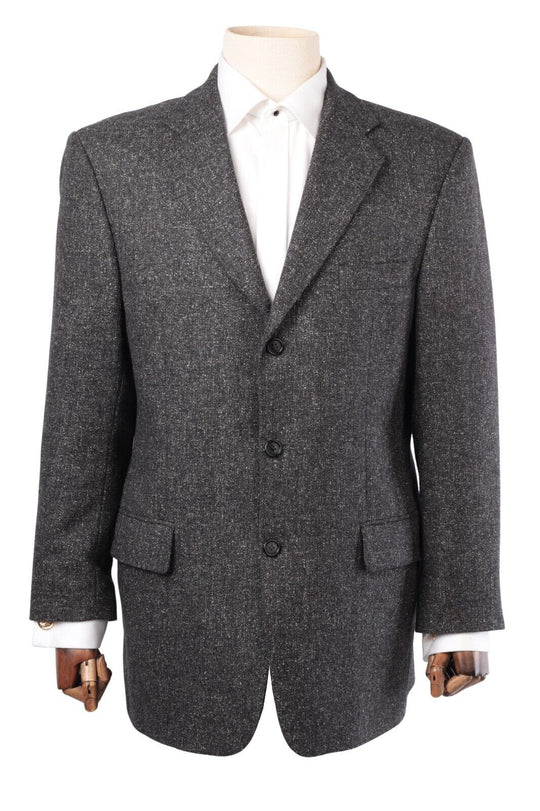Vintage KARL LAGERFELD Homme Sakko Blazer Gray Wool Men's Jacket Size 42 L