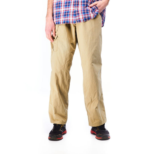 Vintage FJALLRAVEN Pants Beige Nylon Men's Trecking Outdoor Trousers Size 52