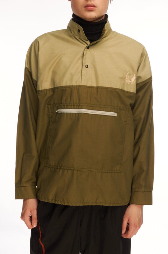 Vintage BELSTAFF Anorak Jacket Olive Cotton Men's Size 50 EU / M