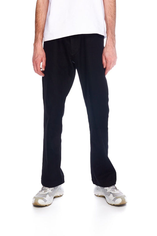 VERSACE Jeans Black Cotton Men's Straight Leg Pants Size 36 / 50