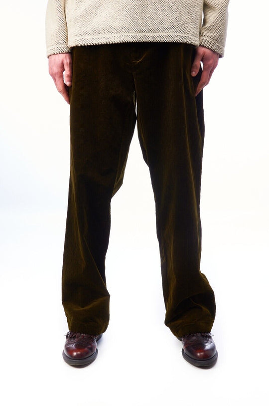 POLO RALPH LAUREN Pants Brown Corduroy Cotton Men's Classic Fit Size 32 / 46 B