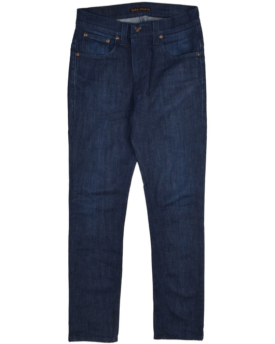 NUDIE Jeans Navy Blue Cotton Mens Denim Size 31 / 30