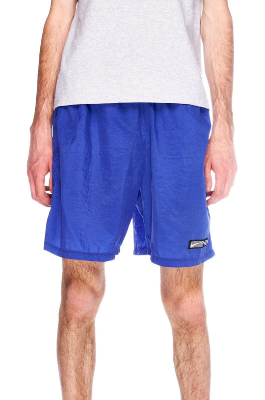 Vintage NIKE Shorts Navy Nylon Men's Big Swoosh Size M