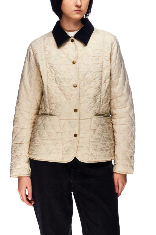 BARBOUR Liberty Liddesdale Quilted Jacket White Women's Size UK 16 / US 12 / 42