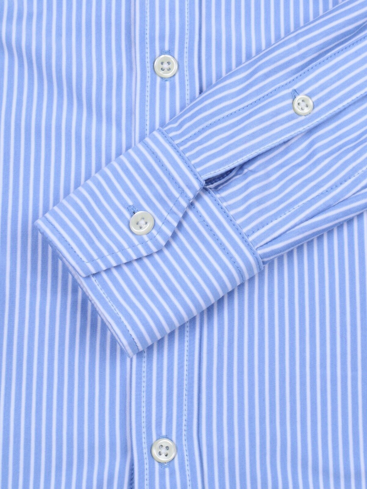 POLO RALPH LAUREN Knit Dress Shirt Blue Stripes Cotton Women Button Do | rewear POLO RALPH LAUREN Knit Dress Shirt Blue Stripes Cotton Women Button Do | rewear