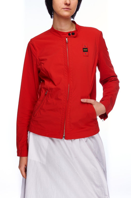 BLAUER USA Biker Jacket Red Women's Size L