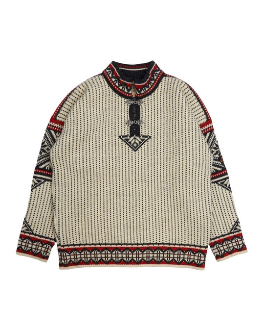 Vintage DALE OF NORWAY Pullover Fair Isle Wool Men's Knit Sweater Size M