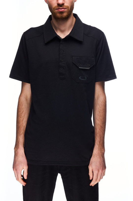 OAKLEY T-Shirt Black Cotton Men's Short Sleeve Regular Fit Tee Size M