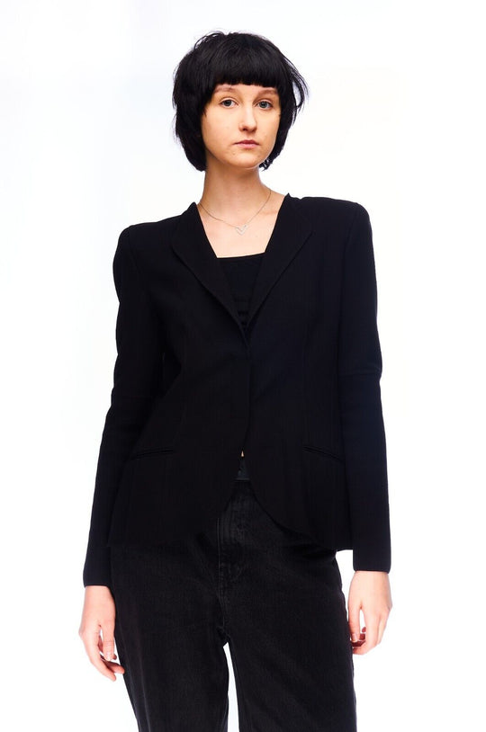 GIORGIO ARMANI Blazer Jacket Black Women's Size ~M