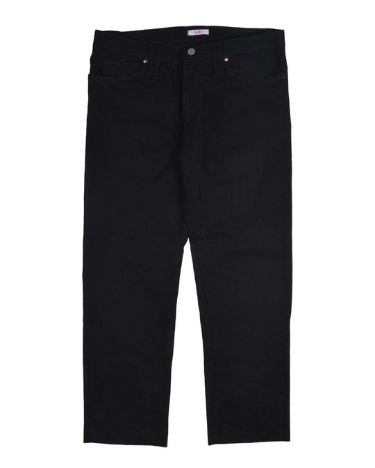 VERSACE Jeans Black Cotton Men's Straight Leg Size 36 / 50