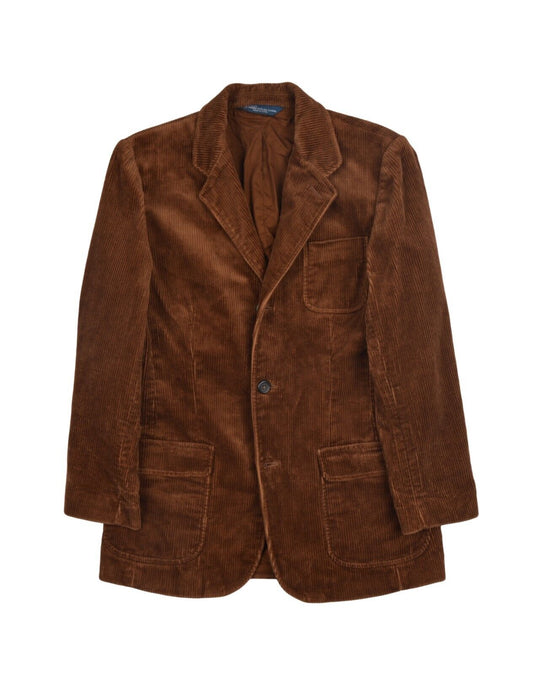 Polo RALPH LAUREN Blazer Brown Corduroy Cotton Boys Jacket Size L (16-18 Years)