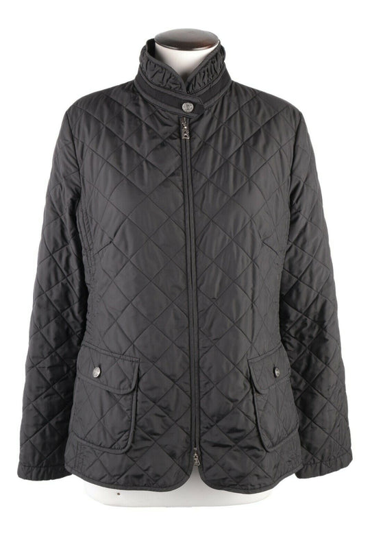 Women's BOGNER Black Quilted Jacket Size 42 US 12