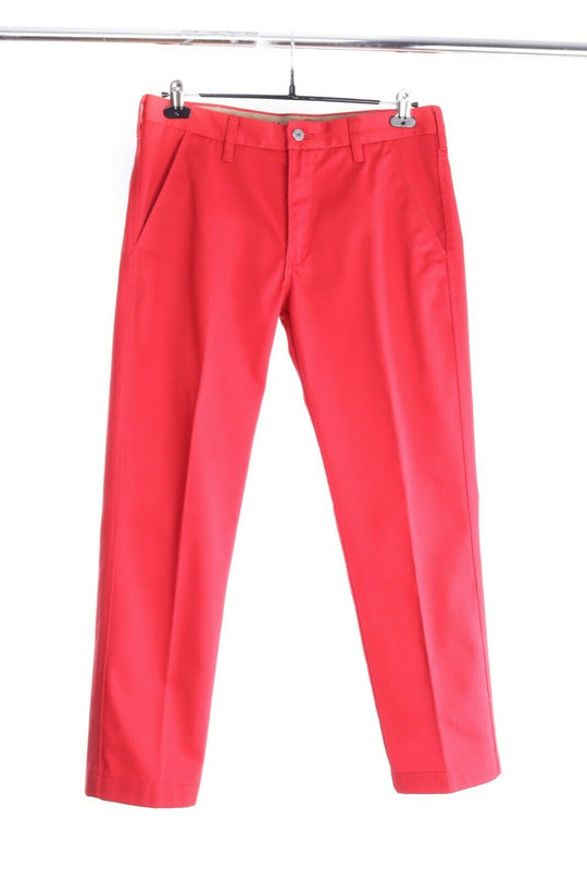 LEVI'S Sta-Prest Apple Red Chino Pants Size W 34 L 34
