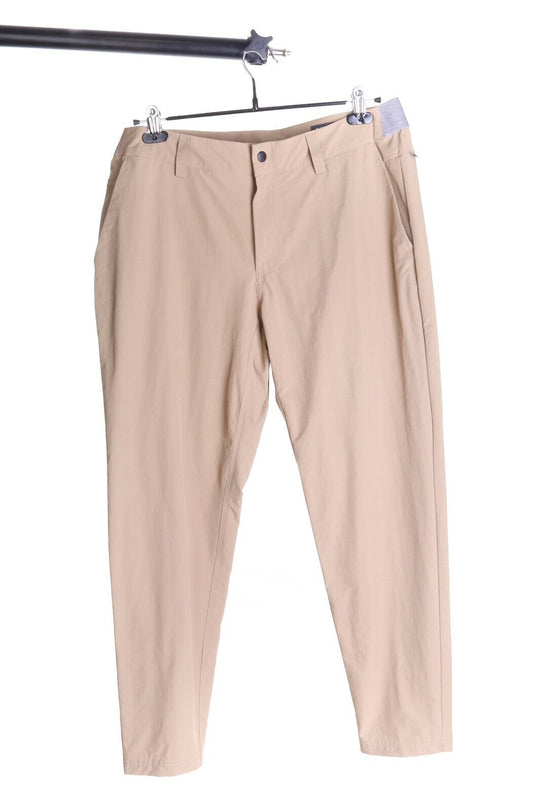 Women's HAGLOFS Beige Lightweight Ripstop Tapered Amfibious Pant Size 42 us 12