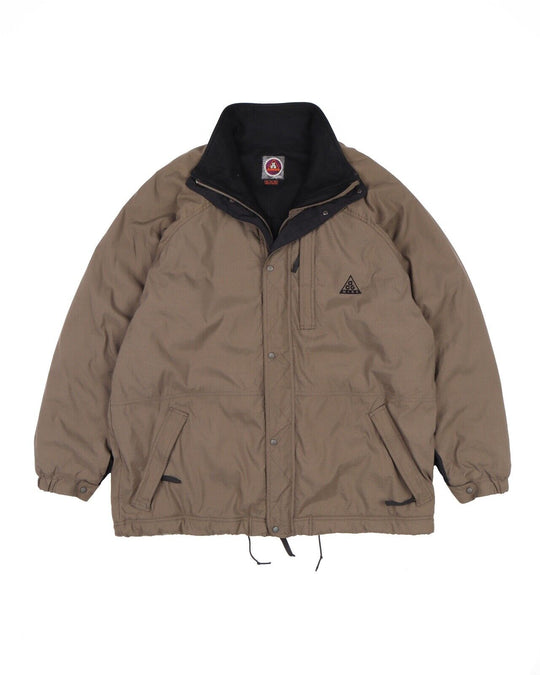 Vintage NIKE ACG Parka Olive Nylon Men's Windbreaker Jacket Size XL