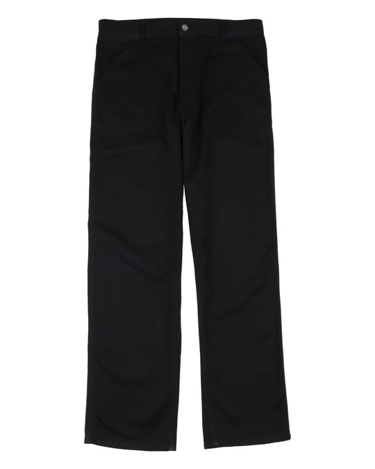 CARHARTT Jeans Black Mid Rise Straight Leg Mens Denim Size 32x34