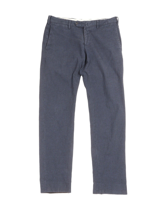 Men's BOGGI Milano Blue Cotton Chino Pants Casual Trousers Size 48 IT