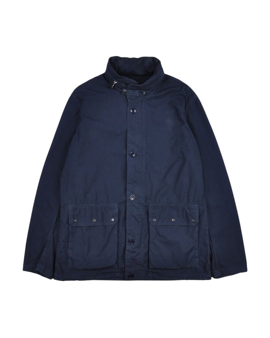 BARBOUR Jacket Blue Cotton Mens Jacket  Size M