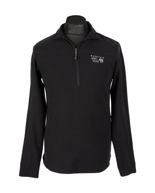 MOUNTAIN HARDWEAR Pullover Black Fleece 1/4 Zip Men's Size S