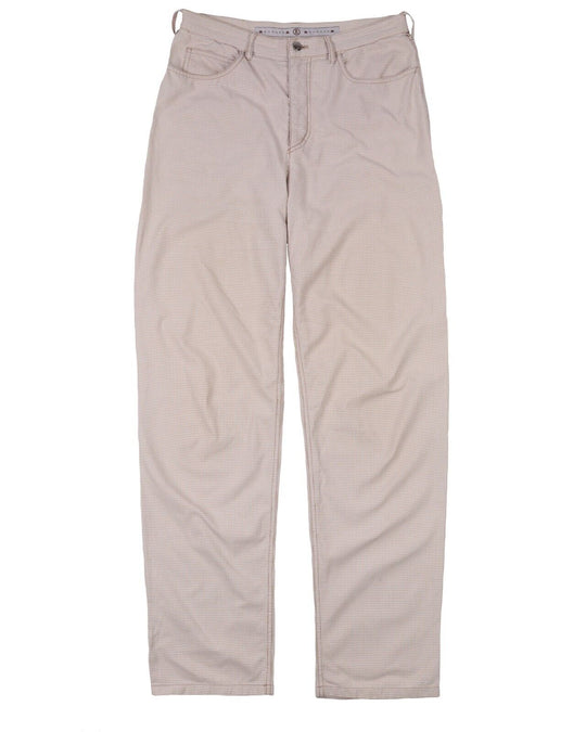 BOGNER Pants Check Cotton Womens Trousers Size 10 US Long