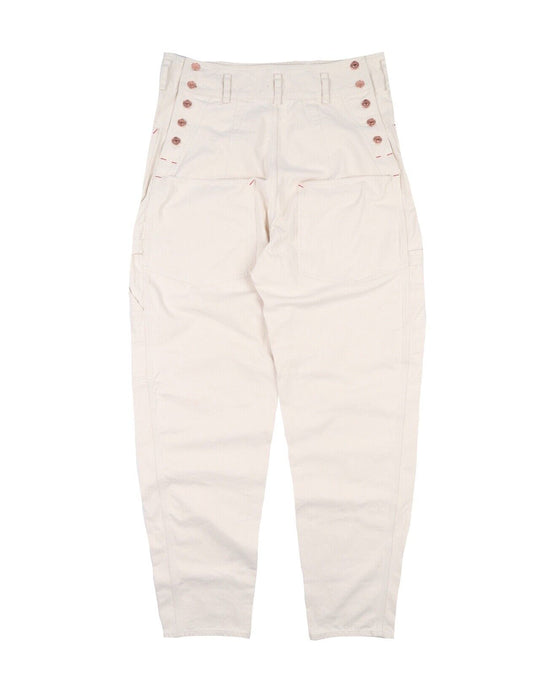 ISABEL MARANT Trousers Beige Cotton Work Style Pants Men's Size 38