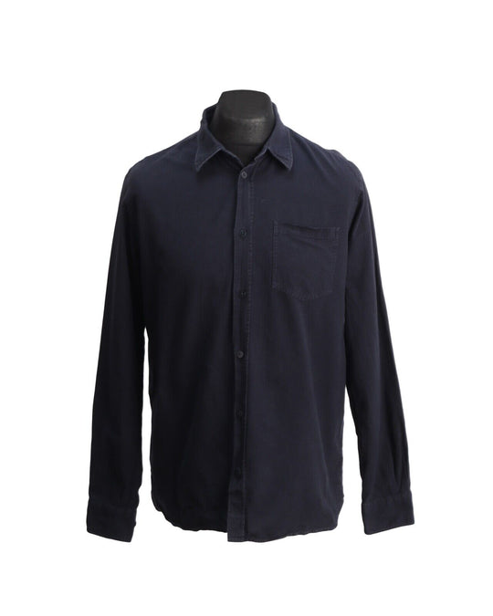 NORSE PROJECTS Shirt Longsleeve Navy Blue Cotton Men's Size L