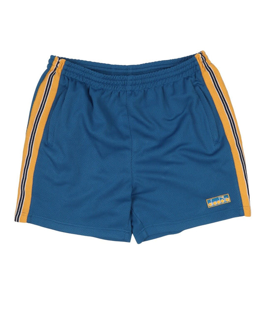 Men's DIADIORA Vintage 90's Blue  Track Sport Shorts Size S