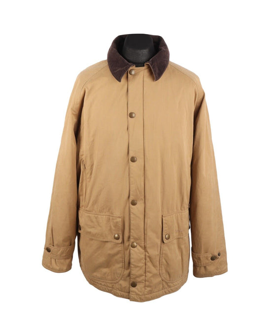 Men's BARBOUR Waterproof Mustard Yellow Winter BEAUCHAMP Travel Jacket Size L