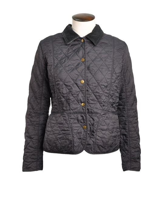 BARBOUR Liberty Summer Liddesdale Quilt Jacket Navy Blue Women's Size UK 10 US 6