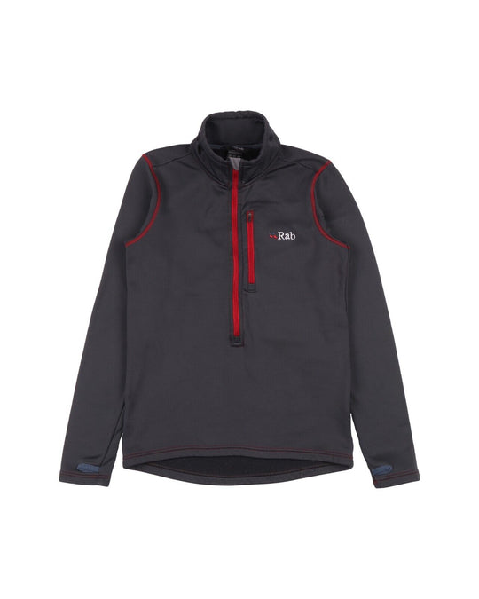 RAB Zip Top Pullover Gray Cotton Men's Polartec Outdoor Sweatshirt Size 50 / M