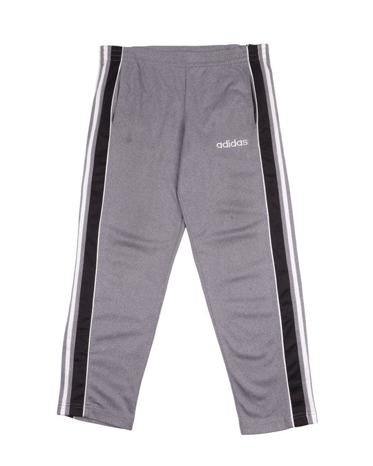 ADIDAS Sweatpants Gray Striped Puil-On Mens Pants Size 32