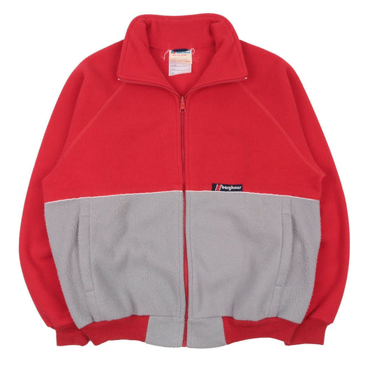 Men's Vintage BERGHAUS Zip Fleece Sweater Jumper Size XL