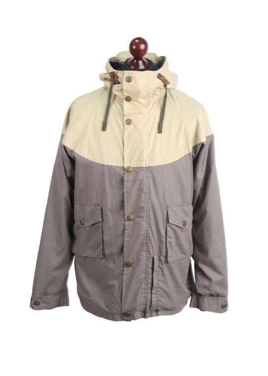 HERITAGE RESEARCH Parka Gray Made In UK Men's Jacket Size M