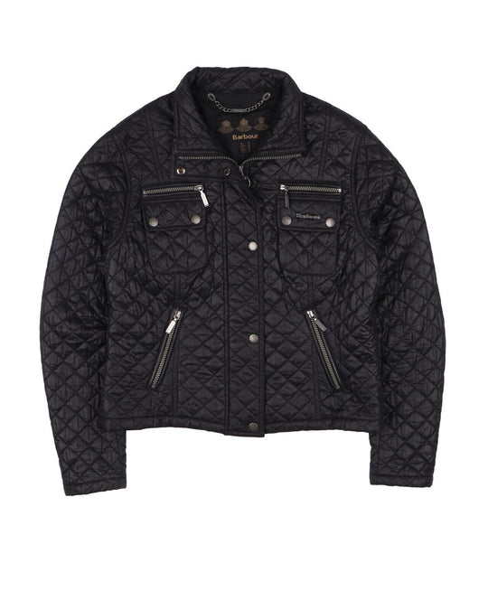 BARBOUR Legend Quilt Jacket Black Women's Size UK 14 / US 10 / EUR 40