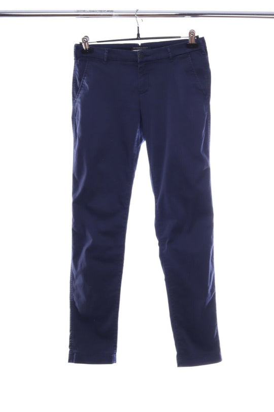 MAISON SCOTCH Navy Blue Cotton Chino Pants Trousers Size W 27 L 32