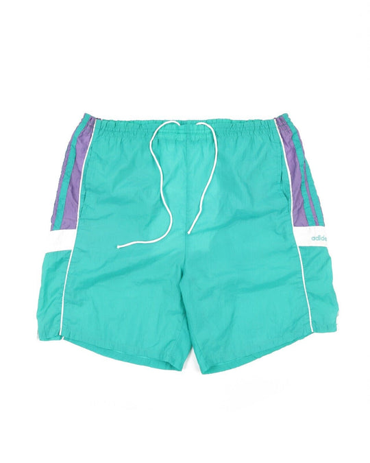 Vintage ADIDAS Shorts 90's Green Track Sport Men's Size 36