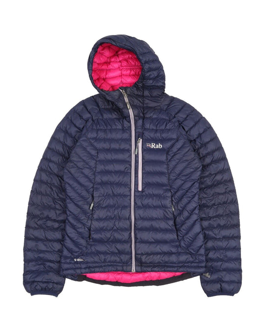 RAB Down Jacket Purple Hooded Women's Puffer Size 38 EU 10 UK