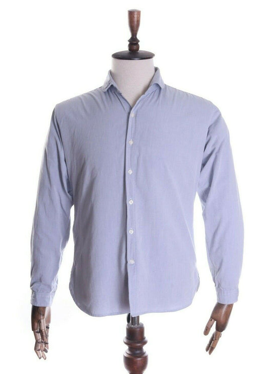 OLIVER SPENCER Blue 100% Cotton LS Oxford Shirt Size 15,5 / 39