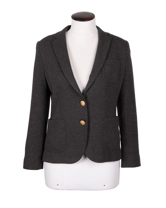 GANT Club Blazer Grey Knit Women's Sport Coat Size 36 Jacket