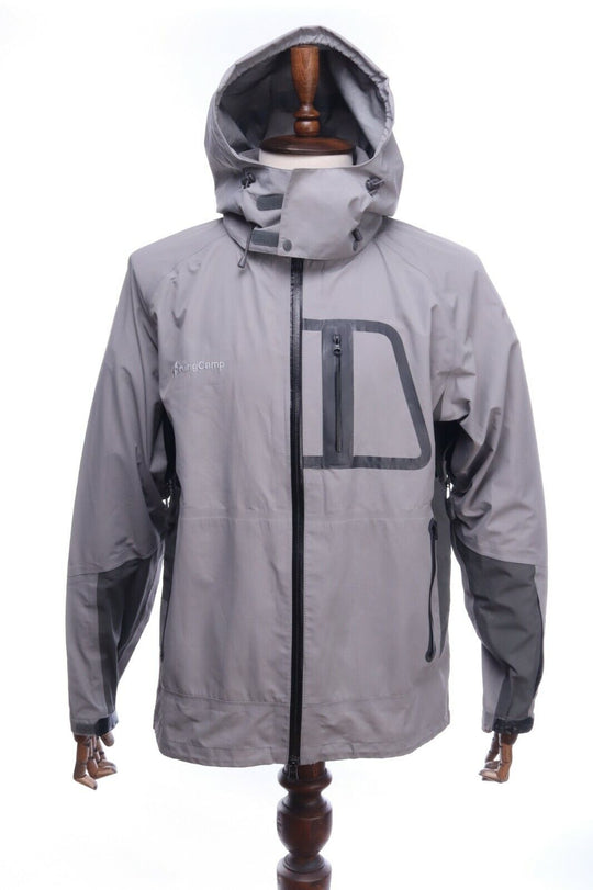 KINGCAMP Grey Outdoor Raincoat Windbreaker Jacket Size L