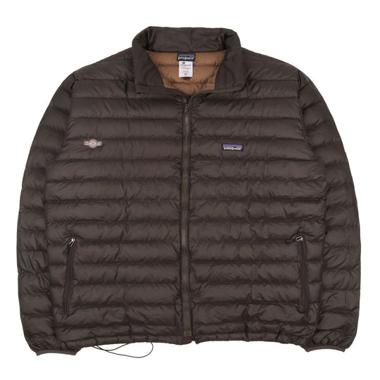 Men's PATAGONIA Olive Green Micro Down Quilted Puffer Jacket Size XL