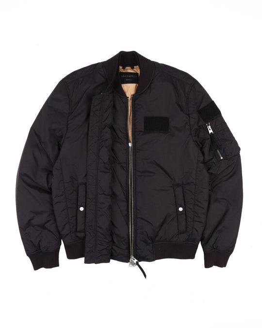 ALLSAINTS Brock Bomber Black Men's Jacket Size S