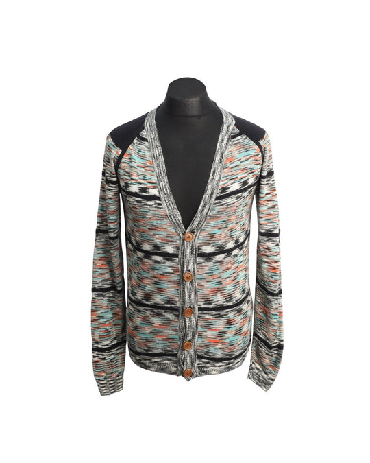 HENRIK VIBSKOV Cardigan Multicolor Lighweight Viscose Cotton Men's Size XS