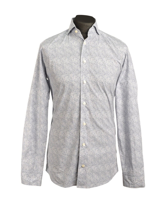 ETON Shirt Muilticolor Floral Pattern Cotton Slim Fit Men's Size 38 / 15 / S
