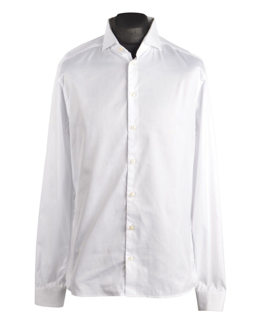 Men's ETON White Super Slim Fit Shirt Size 43 / 17