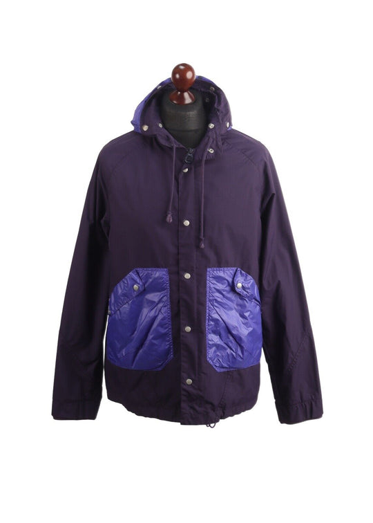 FOLK Windbreaker Purple Violet Men's Rain Jacket Size 3 / M