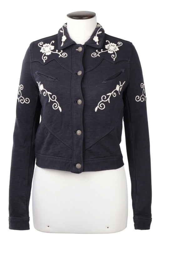 Women's RALPH LAUREN DENIM & SUPPLY Navy Short Western Jacket Size s