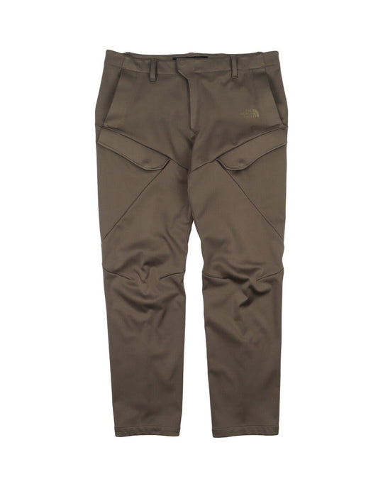 THE NORTH FACE Cargo Pants Brown Khaki Men's Softshell Windwall Trousers Size 32